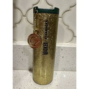 2024 Starbucks Wicked OZ Gold Tumbler & Charm 16oz 011161576